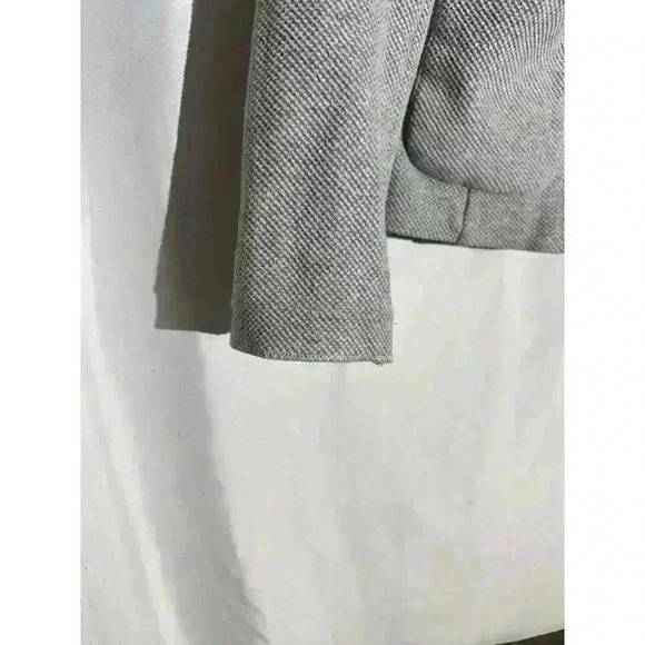 Talbots Petites Grey/White Blazer Jacket Woman Size 10 PETITE - Picture 10 of 13